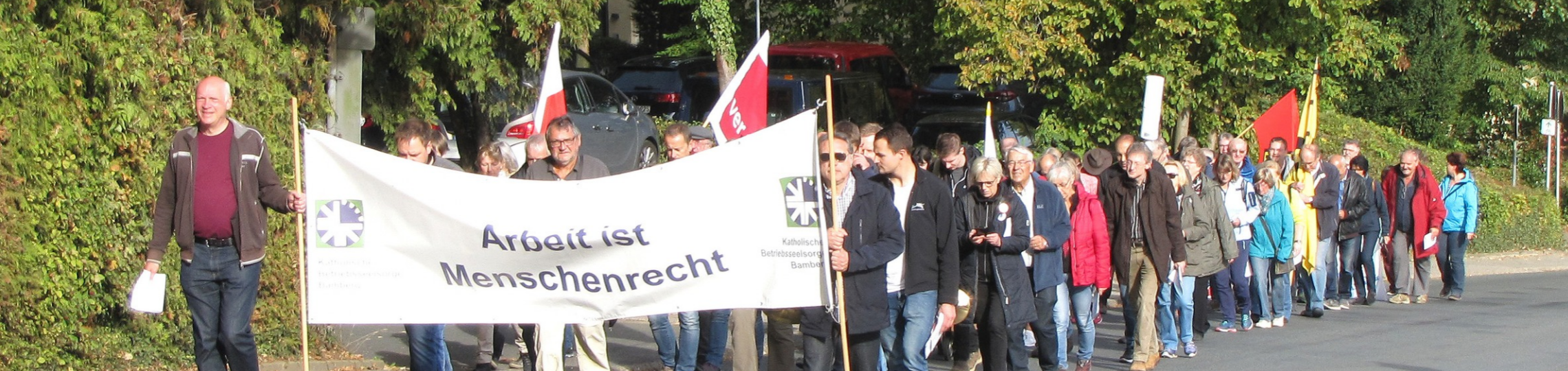 Wallfahrt „Arbeit ist Menschenrecht“