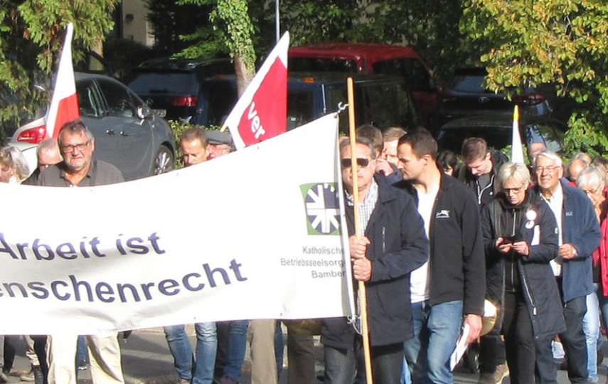 Wallfahrt „Arbeit ist Menschenrecht“