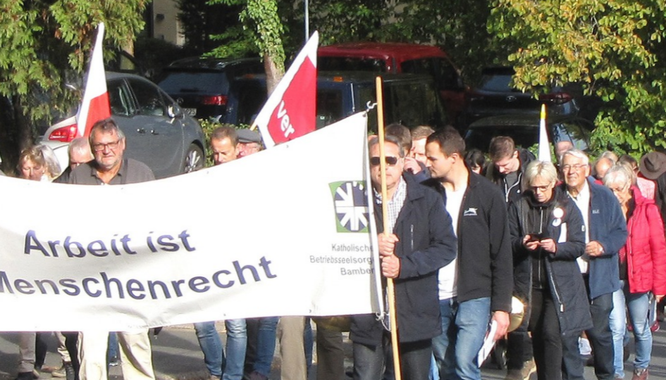 Wallfahrt „Arbeit ist Menschenrecht“
