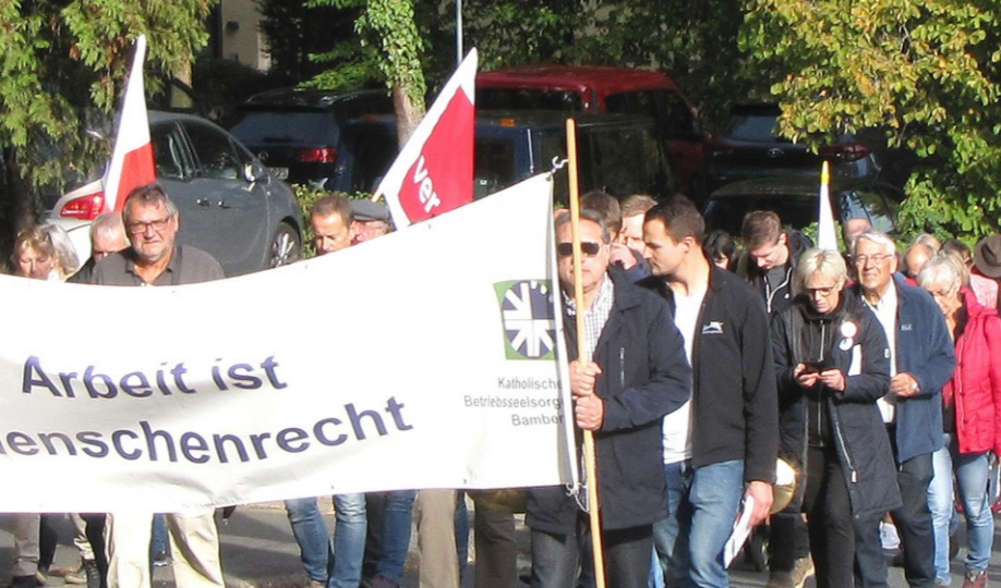 Wallfahrt „Arbeit ist Menschenrecht“
