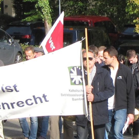 Wallfahrt „Arbeit ist Menschenrecht“