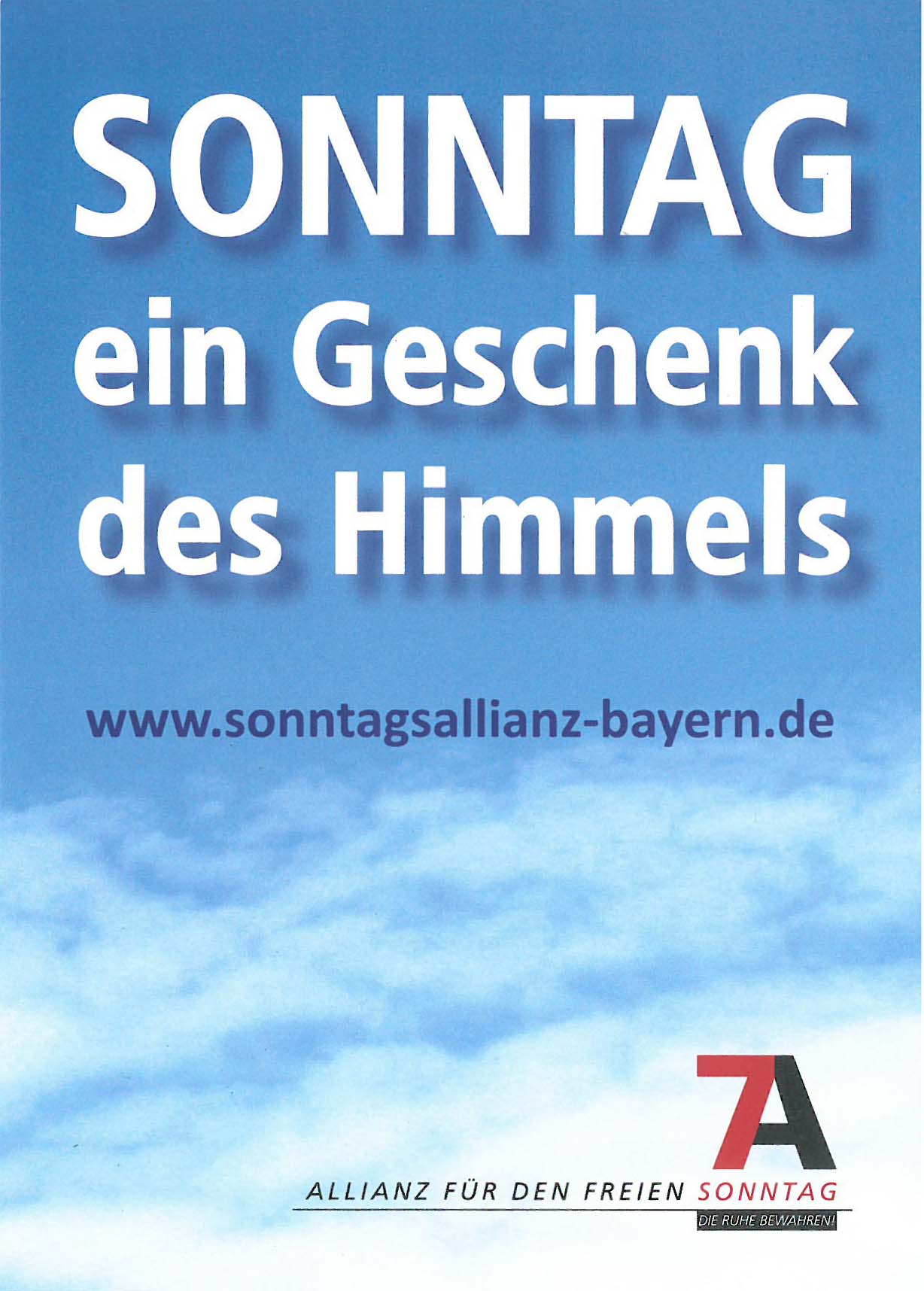 Sonntag ein Geschenk des Himmels