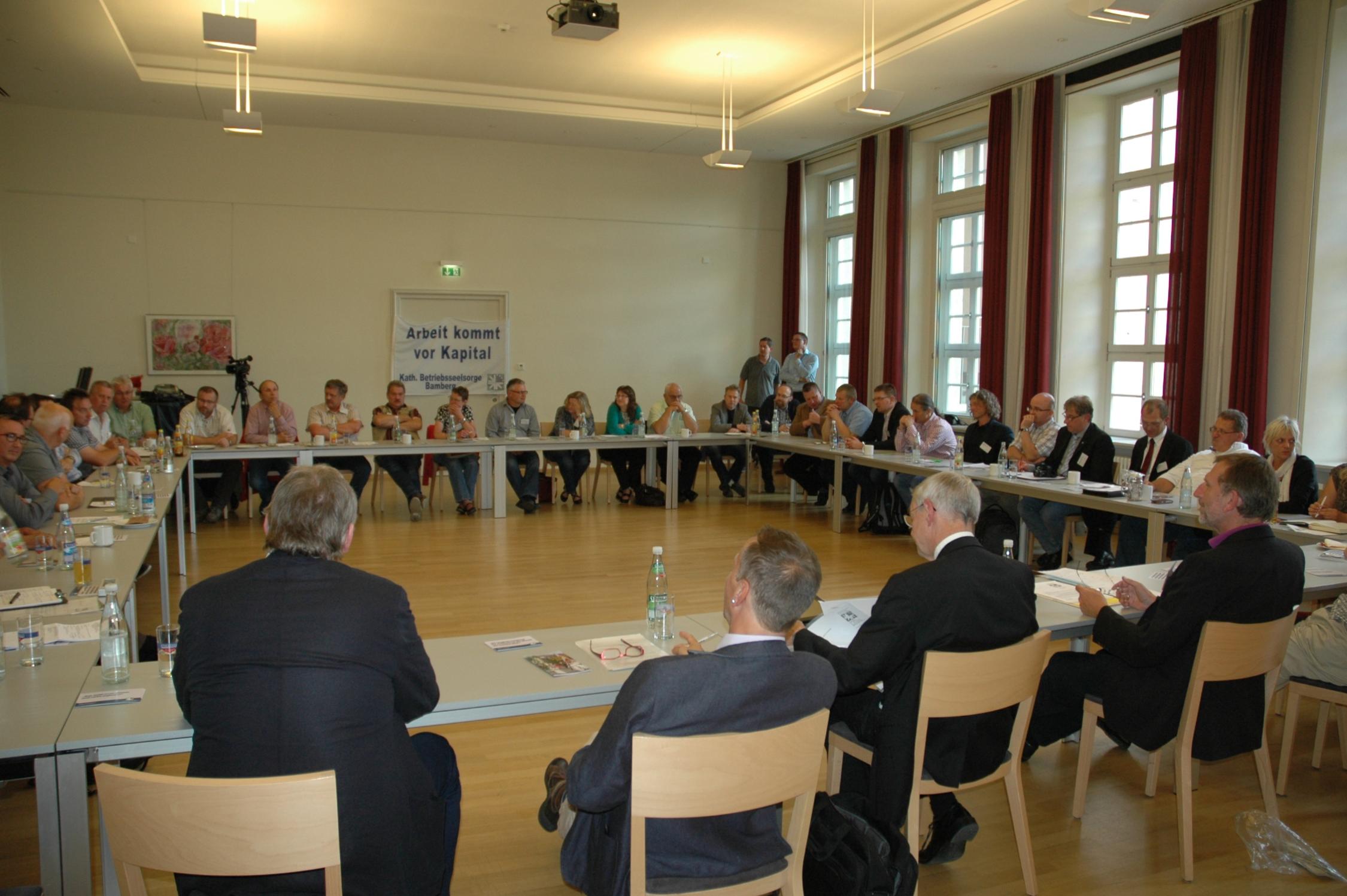Treffen Erzbischof Schick Betriebsräte, 2014