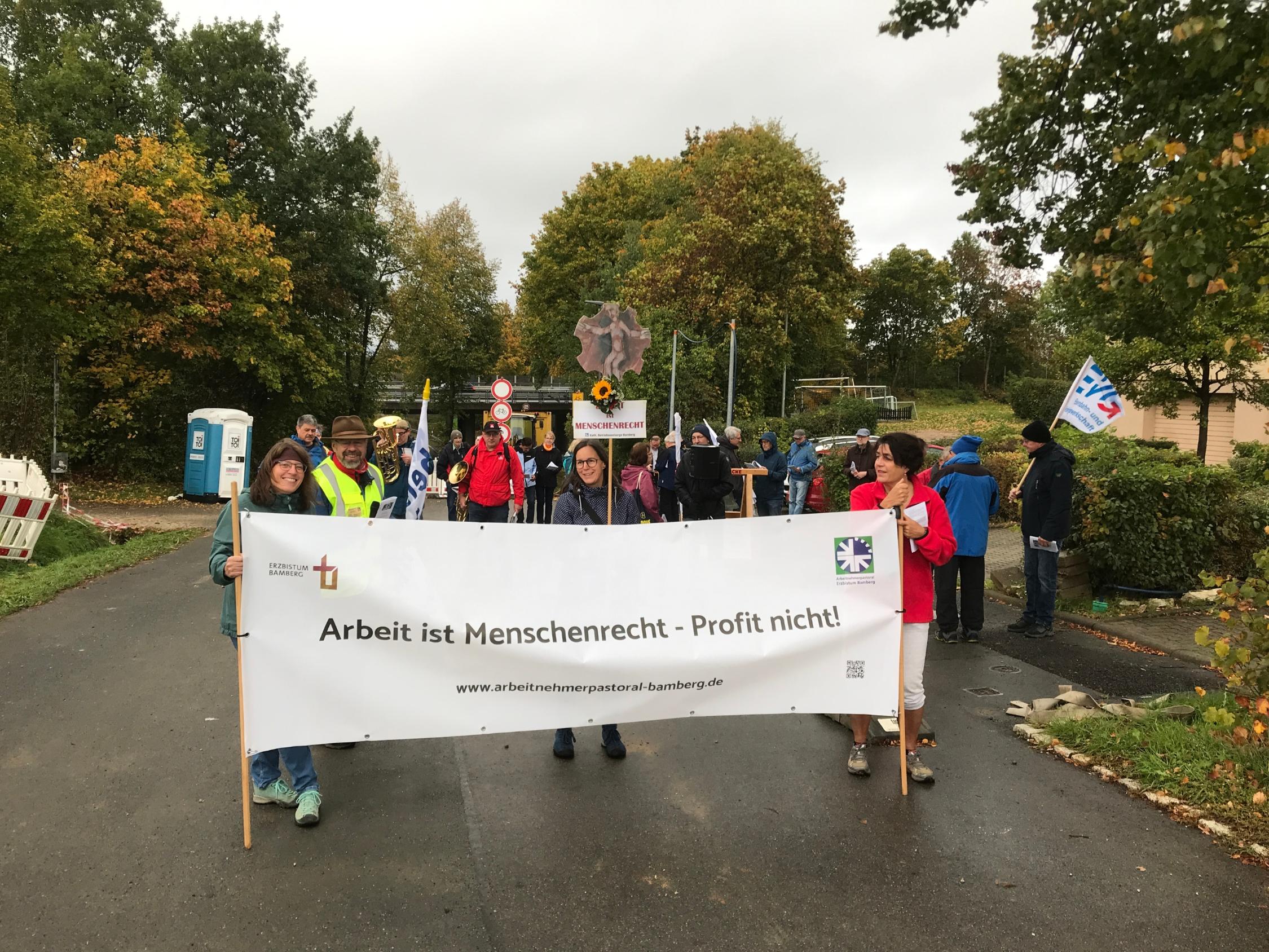 Wallfahrt - Arbeit ist Menschenrecht