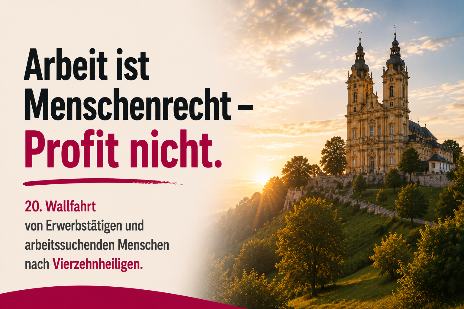20. Wallfahrt nach Vierzehnheiligen
